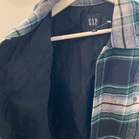 GAP-Plaid Quilted Shirt Jacket🎄 - Picture 8 of 8